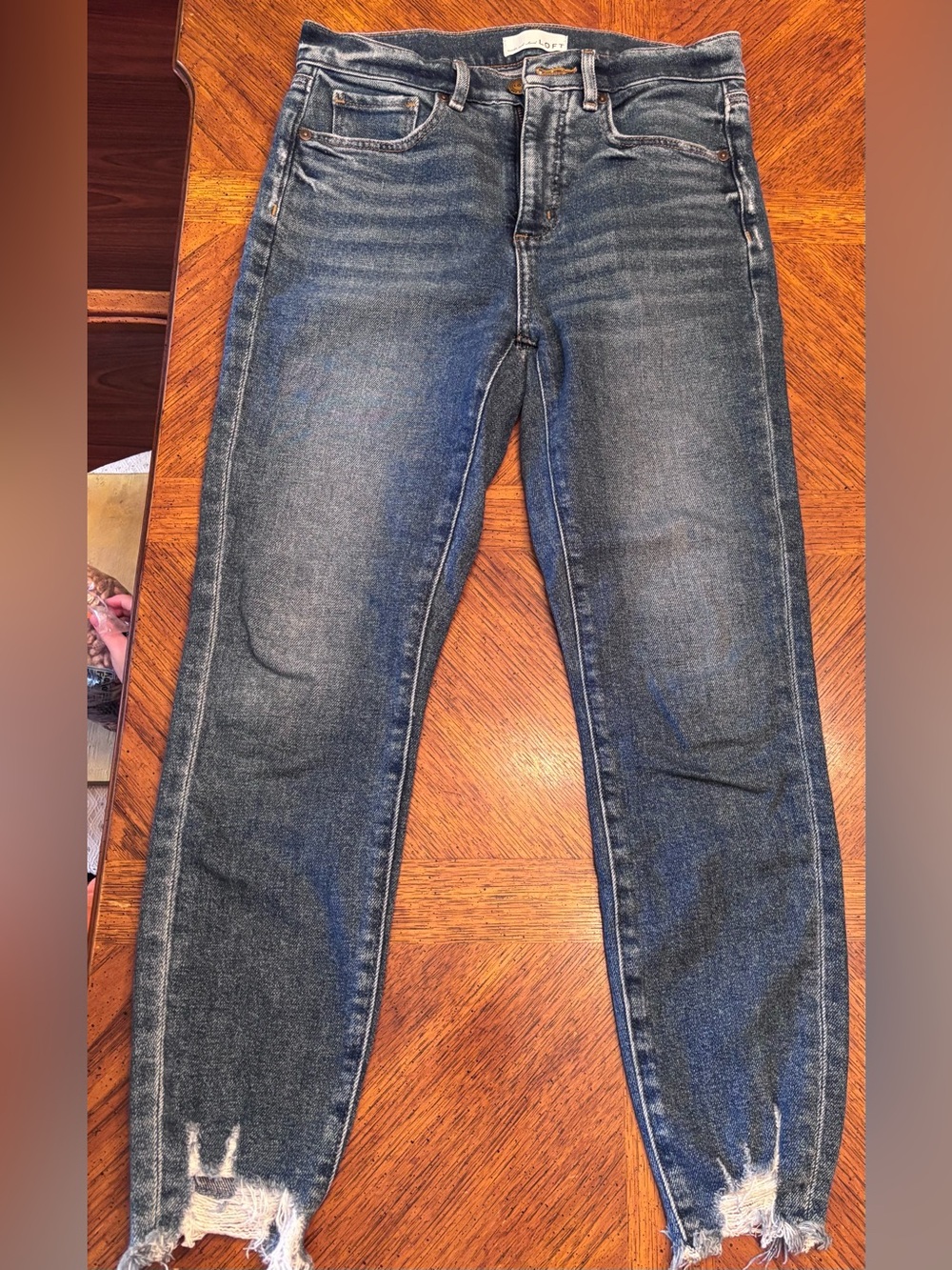 Loft High Waist Skinny Jeans (Petite)